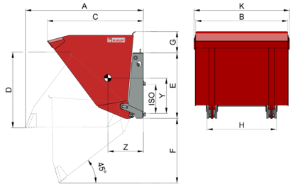 Benne basculante T184 - 2