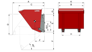 Benne basculante T184