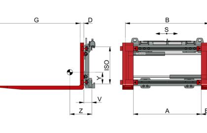 Fork Positioner T466Z - 2