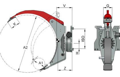 Rotating Roll Clamp T458 S - 2