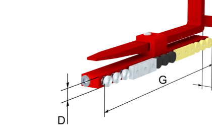 Steinklammerarme T102UH - 1