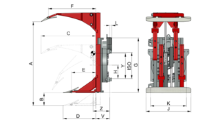 Rotating Roll Clamp T458 P