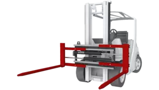 Fork Positioner with round forks T411ZR Fork Positioner with round forks T411ZR