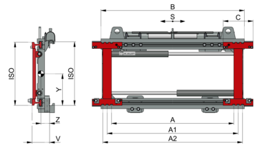 Zinkenverstellgerät T466