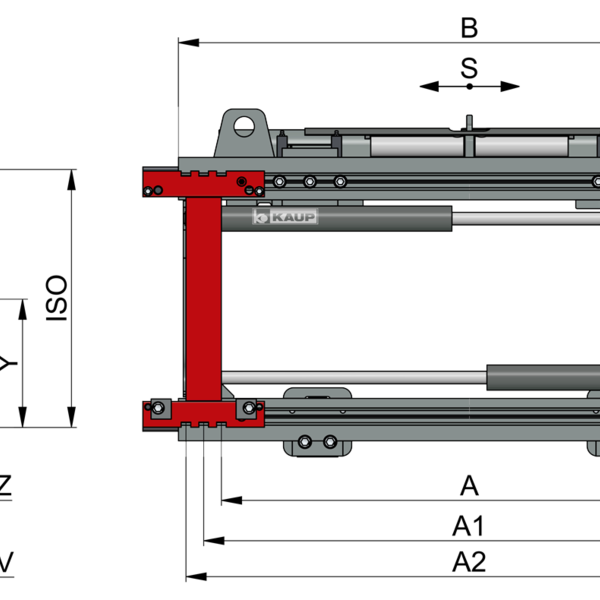 Zinkenverstellgerät T466 Zinkenverstellgerät T466