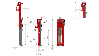 Bucket Discharging Device T167C