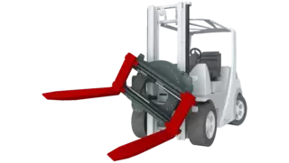 Drehbares Zinkenverstellgerät T456BZ Drehbares Zinkenverstellgerät T456BZ