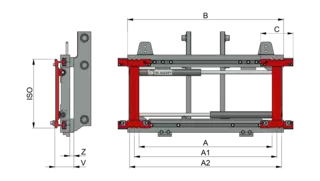 Fork Positioner, integrated T160 BI