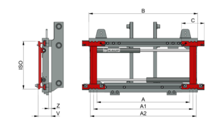 Fork Positioner, integrated T160 BI