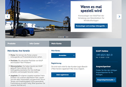 'Mein Konto' - Ihr persönlicher Bereich auf der KAUP-Website 'Mein Konto' - Ihr persönlicher Bereich auf der KAUP-Website