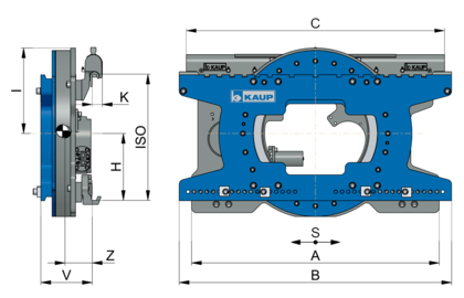 Rotator 360° endless, fishing industry T391S - T391.3S - 3