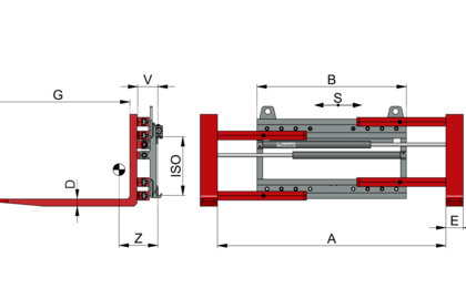 Zinkenverstellgerät T411Z - 2