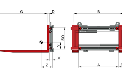 Positionneur de fourches T160Z - 2