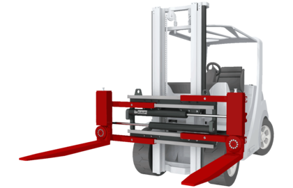 Fork Clamp with Turnable Forks T411D - 1