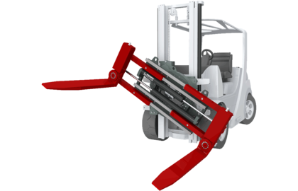 Rotating Fork Clamp with Turnable Forks T451D - 2