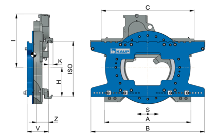 Rotator 360° endless, fishing industry T391S - T391.3S - 2