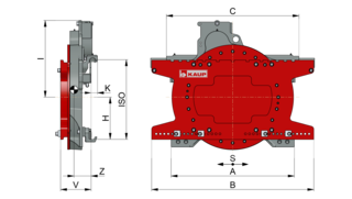 Rotator 360° endless, foundry version T391G
