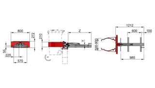 Mini-Fasskippklammer T405/130