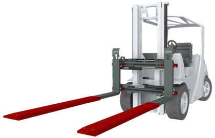 Fork Positioner with Telescopic Forks T466B/T180CT