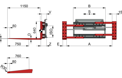 Pinza portuaria T411AH - 2